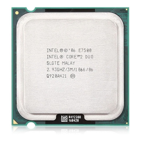 Processador Lga 775 Intel Core 2 Duo E7500 2,93ghz/3m/ Oem