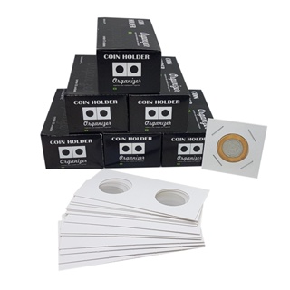300 Coin Holders (6 Caixas De 50un.) Várias Medidas - Marca Organizer (de grampear) em Oferta na Shopee