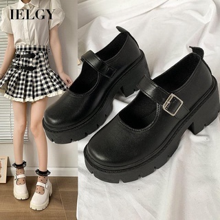IELGY jane Feminino mary Grande Estilo preppy Sapatos Pequenos