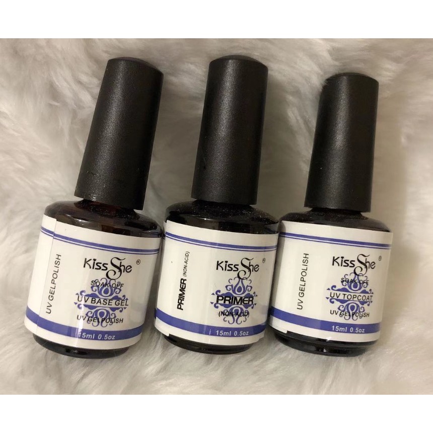 Kiss She Prime /Uv Base Gel / Uv Top Coatpronta entrega Shopee Brasil