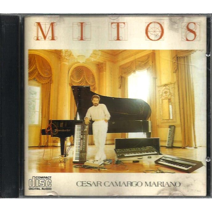 1310 Mcd- Cd Original 1988- Cesar Camargo Mariano- Mitos- Música Instrumental, Samba, Jazz