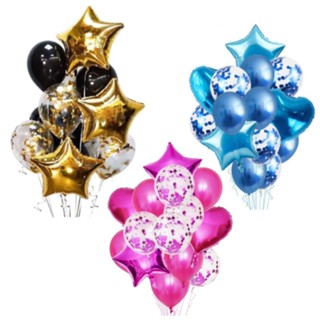 12 Balões Kit de balões Festa Bexigas para Arranjo Buquê Decoração Opções de Cores em Oferta na Shopee