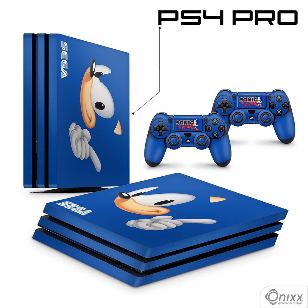 Skin PS4 PRO Adesiva Sonic