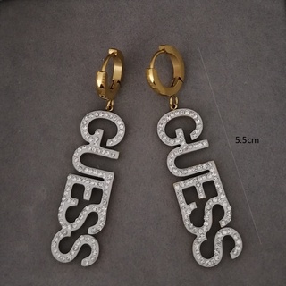 Alta Qualidade 925 Venda Quente Senhoras GUESS Brincos De Jóias De Luxo Feminino Marca Original Aço Inoxidável 316L