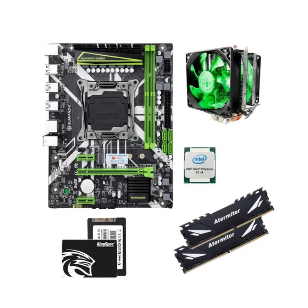 Kit Gamer X99 8m-f + E5 2620 V3 + 16gb Ram + Ssd 120gb - Escorrega o Preço