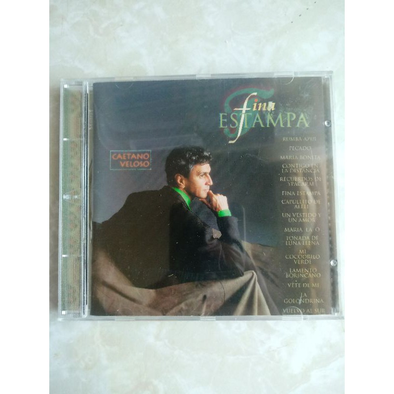 CD CAETANO VELOSO FINA ESTAMPA | Shopee Brasil