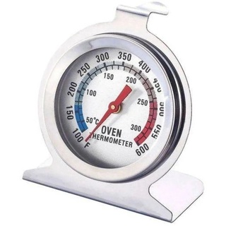 Termômetro Para Forno Analógico 300°c Inox Com Base Clink