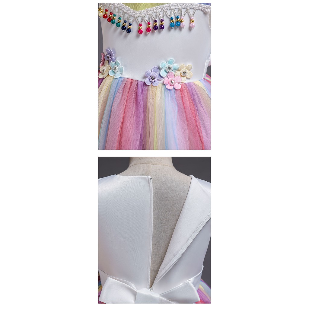 vestido de aniversário do unicórnio