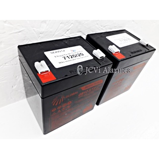 Kit Com 02 Baterias Seladas 5ah 12v Para Uso Em Nobreak Sms 1200va