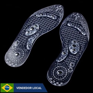 Palmilha Magnética de Gel Silicone UPower Super Confortável para os Pés para uso em Tênis ou Sapatos Masculinos ou Femininos