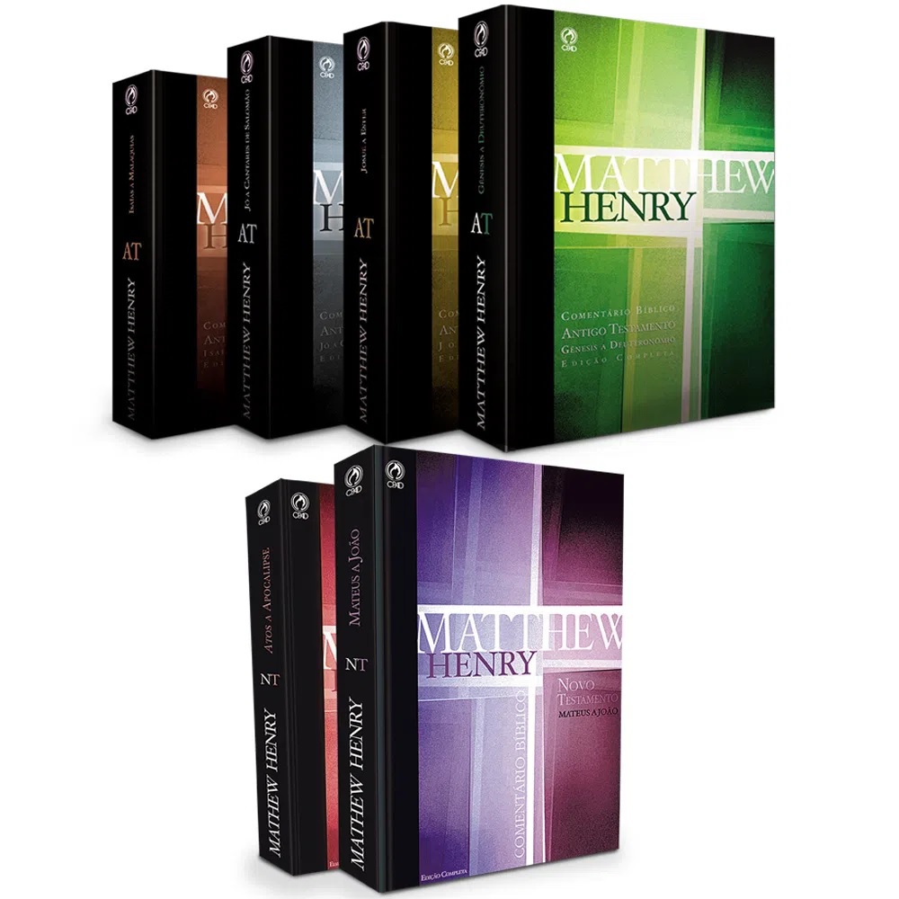 Comentário Bíblico Matthew Henry Obra Completa com 6 Volumes
