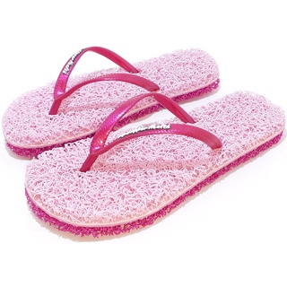 Chinelo Duplo Capacho Anti Stress e Ortopédico Pink com Rosa Bebê