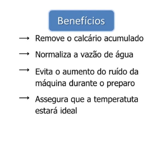 10 Descalcificante Para Cafeteira Dolce Gusto Nespresso 3 Corações Saeco Mondial