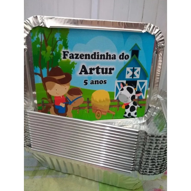Kit Festa Personalizado 15 Tubetes + 15 Marmitinhas + 15 Cofrinhos festa em casa mesversário