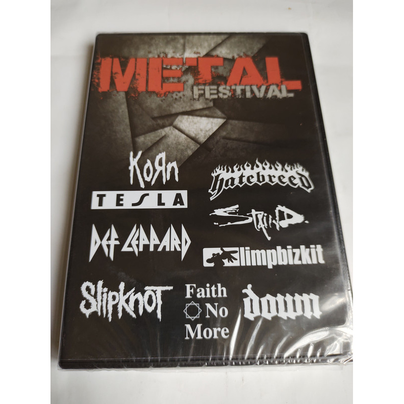 Dvd Metal Festival Korn Hatebreed Slipknot... Lacrado