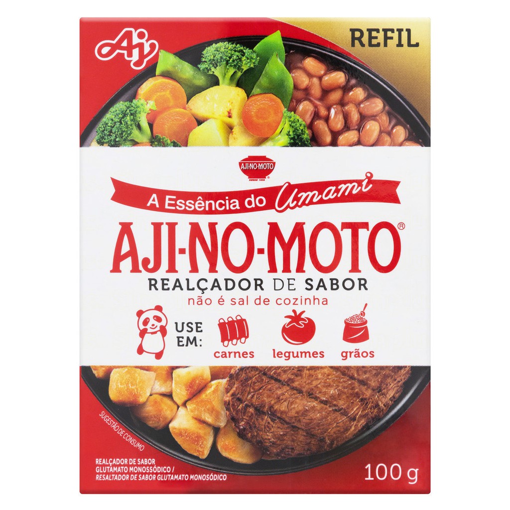 2 unidades Realçador de Sabor Ajinomoto 100g - Refil