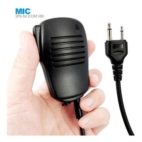 Ptt Remoto Para Icom Ic-v8 V82 Kit Com 2 Peças