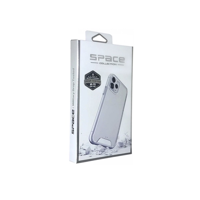 Case space anti impacto luxo IPhone 12 Pro Max proteção de câmera