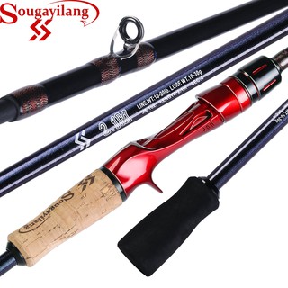 Vara de Pesca Sougayilang 1.8-2.1M 4 Sections EVA Handle Max Drag 6-8KG