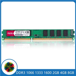 Barrette RAM DDR3 2GB 1333MHz PC3-10600 – Compatible HP 497157-B88 – Neuf – Garantie à Vie