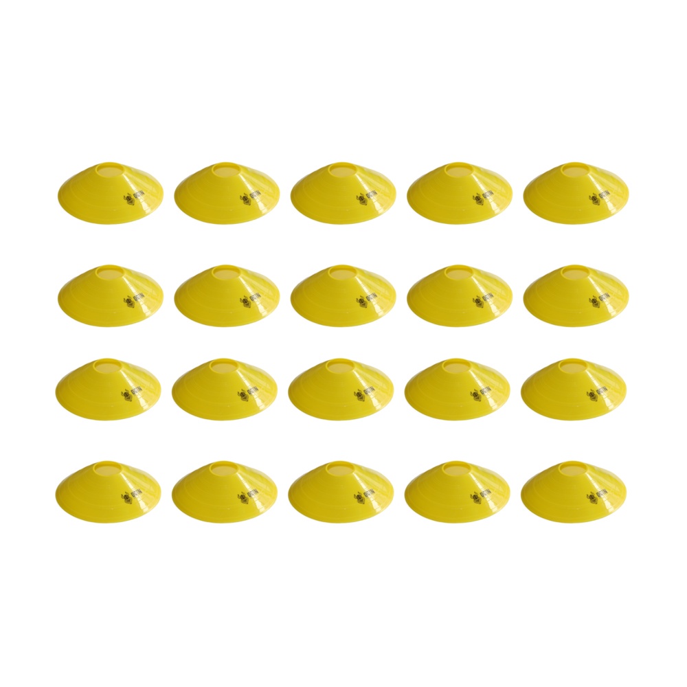 Kit 20 Half Cones Chapeu Chines Treino Funcional e Crossfit