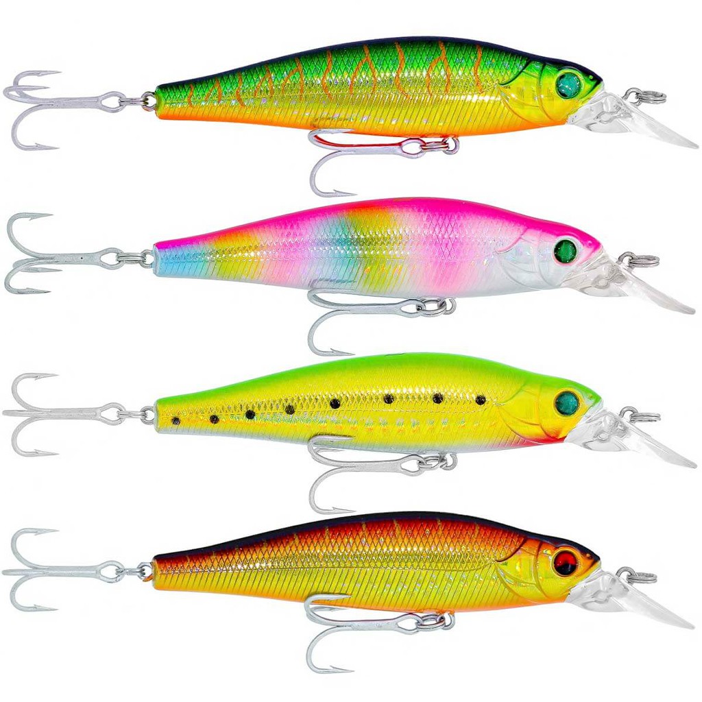 Isca Artificial Hurricane Minnow 90 HM07B - Meia água - 9cm - 16gr