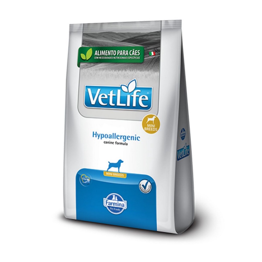 Ração Para Cães Raça Pequena Hypoallergenic 10,1kg Vet Life