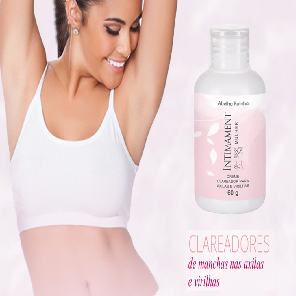 Creme Clareador De Axilas E Virilhas Intimament Mulher Abelha Rainha