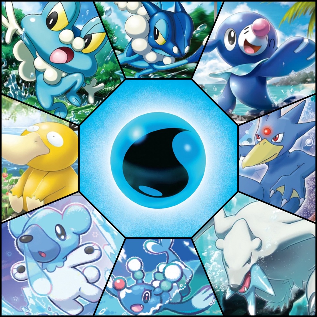 Cartas Pokemon Água (Escolha Livre) B - Escorrega o Preço