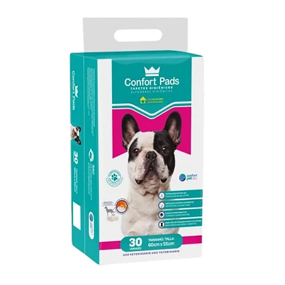 Tapete Higiênico 60x55cm Confort Pads C/30 Unidades em Oferta na Shopee