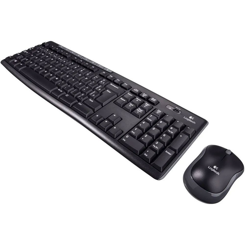 Kit Teclado E Mouse Logitech Mk270 Wireless sem Fio 920-004433
