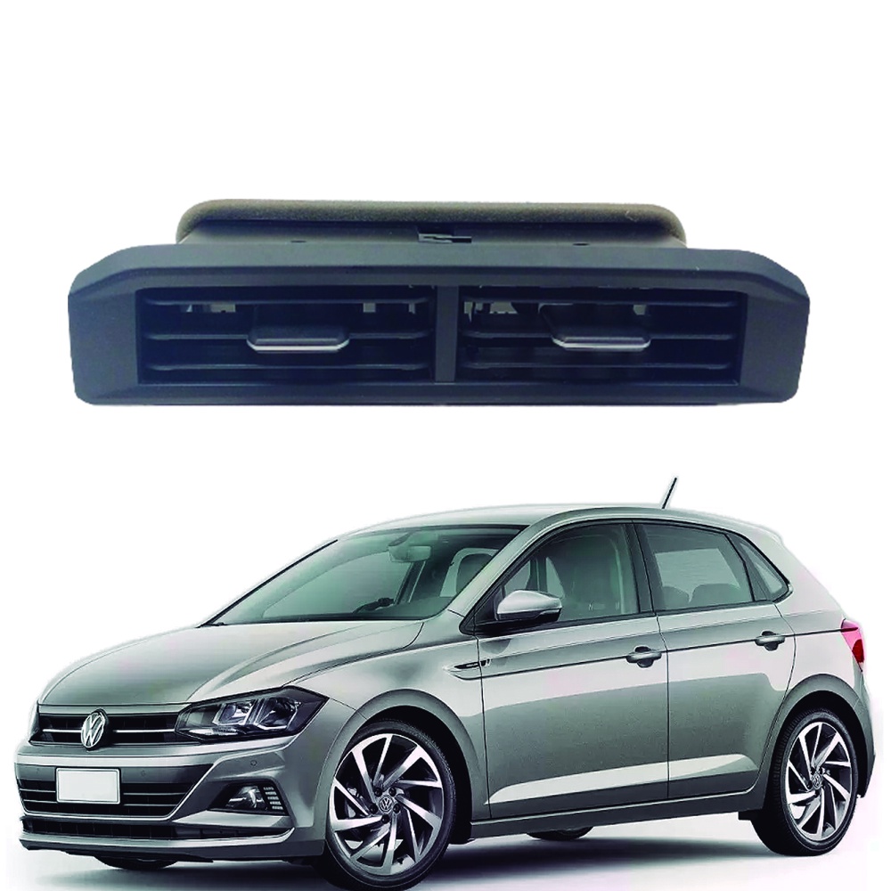 moldura difusor saida de ar painel volkswagen polo 2017 2020 virtus botão cromado 6ea819728 original