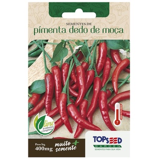 Sementes Pimenta Dedo De Moça TOPSEED