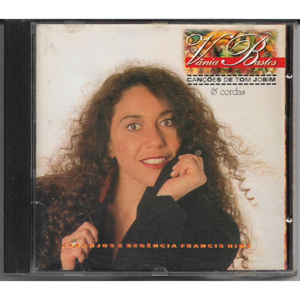 CD Vânia Bastos - Canções De Tom Jobim - Original Usado em Excelente Estado - Leia a Descrição