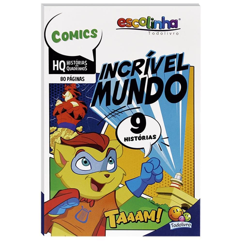 Coleção Escolinha: Incríveis HQ Incrível Mundo