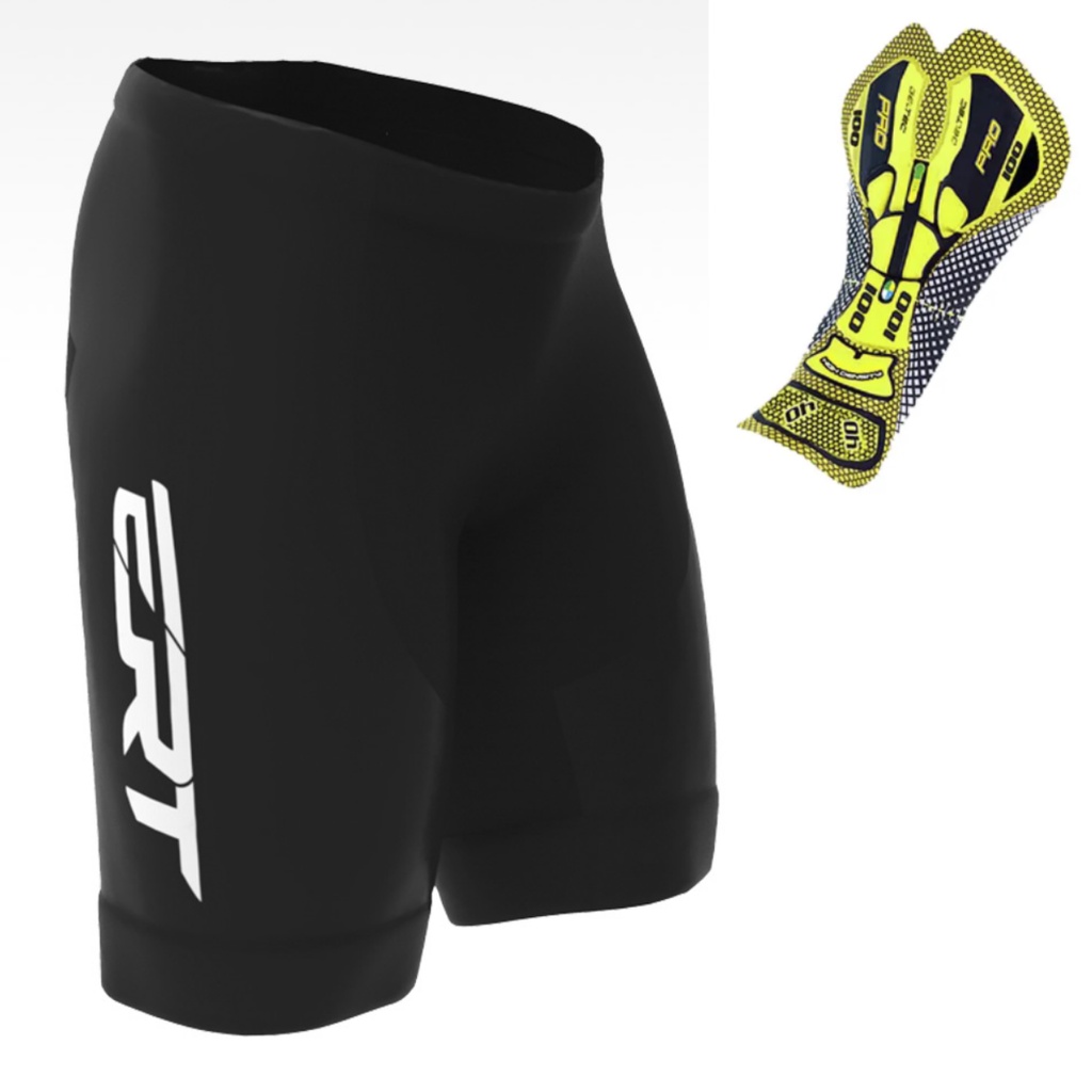 Bermuda Ciclismo Ert Elite Racing Forro Gel