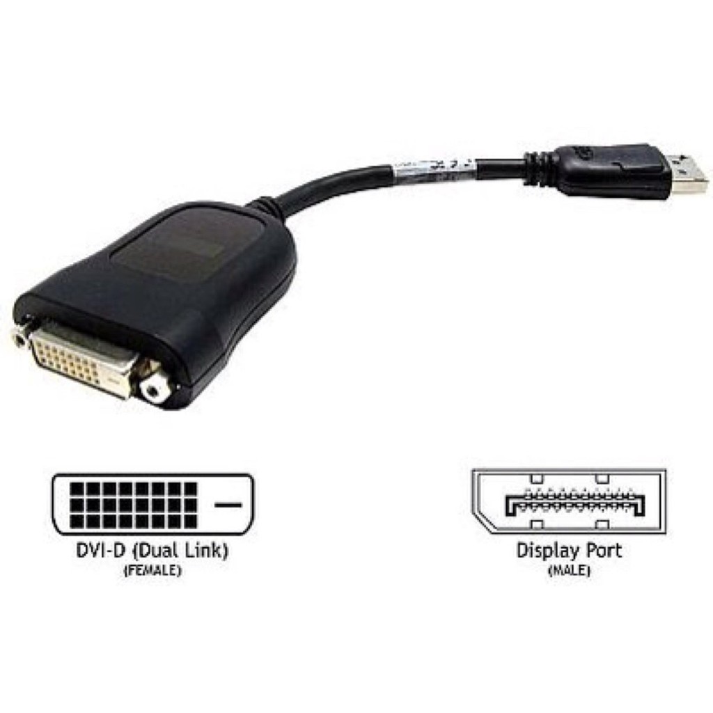 ADAPTADOR DISPLAYPORT M X DVI-D F 24+1 75HZ FULL HD 1080P