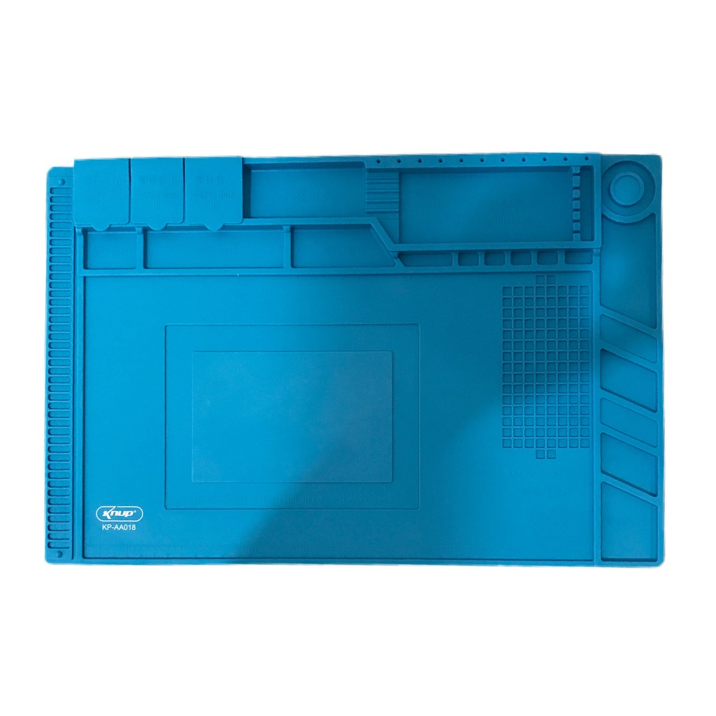 Estação de Trabalho - Manta Antiestática Silicone Porta Objetos 450x300mm - Azul KP-AA018 - ÓTIMA QUALIDADE, EXCELENTE PREÇO Novos e de Qualidade.