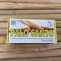 Defumador Palo Santo Caixa com 20 Unidades