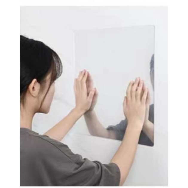 Espelho Adesivo para Banheiro Decoração Casa Diversos Modelos em Oferta na Shopee