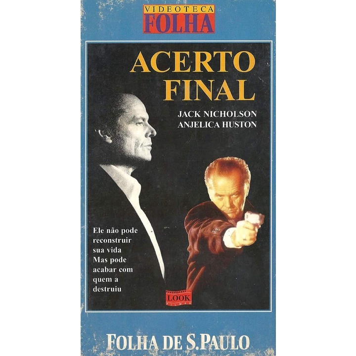 Vhs Original: Acerto Final (Jack Nicholson, Robin Wright, Sean Penn, Anjelica Huston, Kellita Smith, Harvey Weinstein, David Morse, Richard C. Sarafian, Drama)
