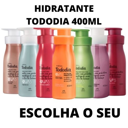 Hidratante Corporal Tododia Natura 400 Ml - A Escolher | Shopee Brasil