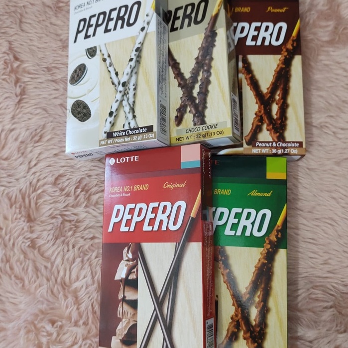 Biscoito Palito Pepero LOTTE 32g Coberto Chocolate Sabores - Escorrega ...