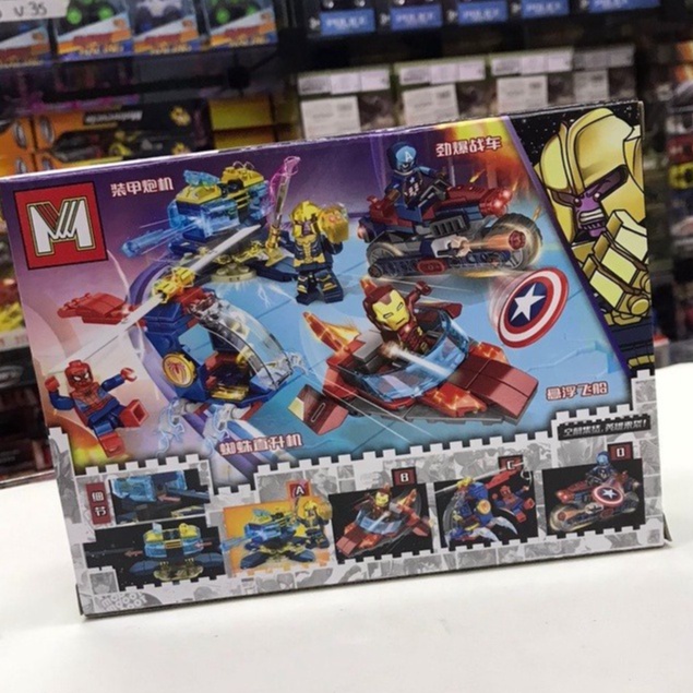 Blocos De Montar Tipo Lego Super Heroes Assemble 6-12 Anos Novidade