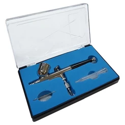 Aerografo Dupla Ação Copo Fixo Bico 0,3mm Barbearia Wws