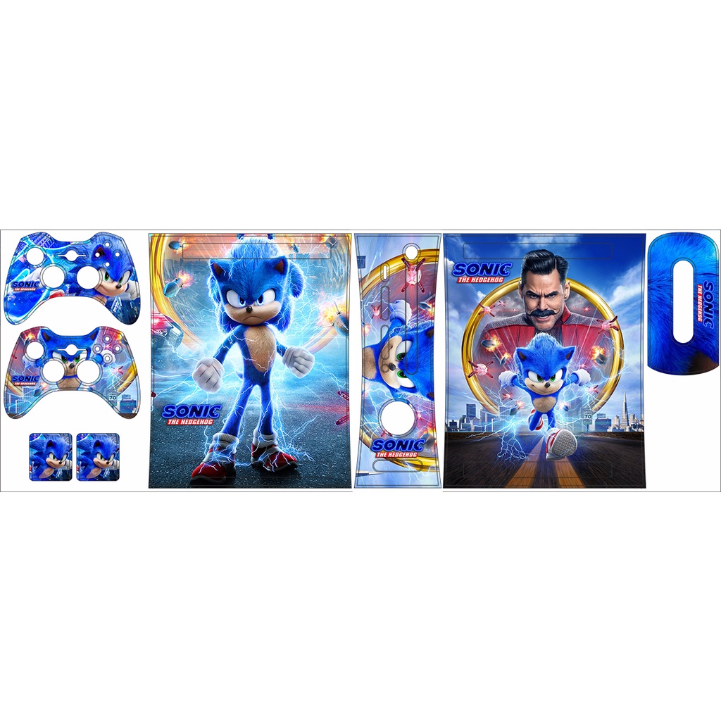 Skin Adesiva Xbox 360 Fat - Sonic