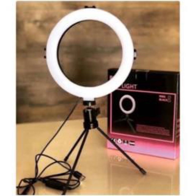 Ring Light com tripé 3 variação de cor