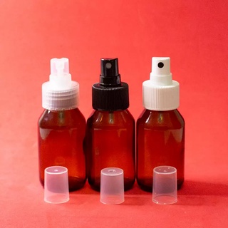 Frasco Vidro 60ml Ambar 28/410 c/ Válvula Spray