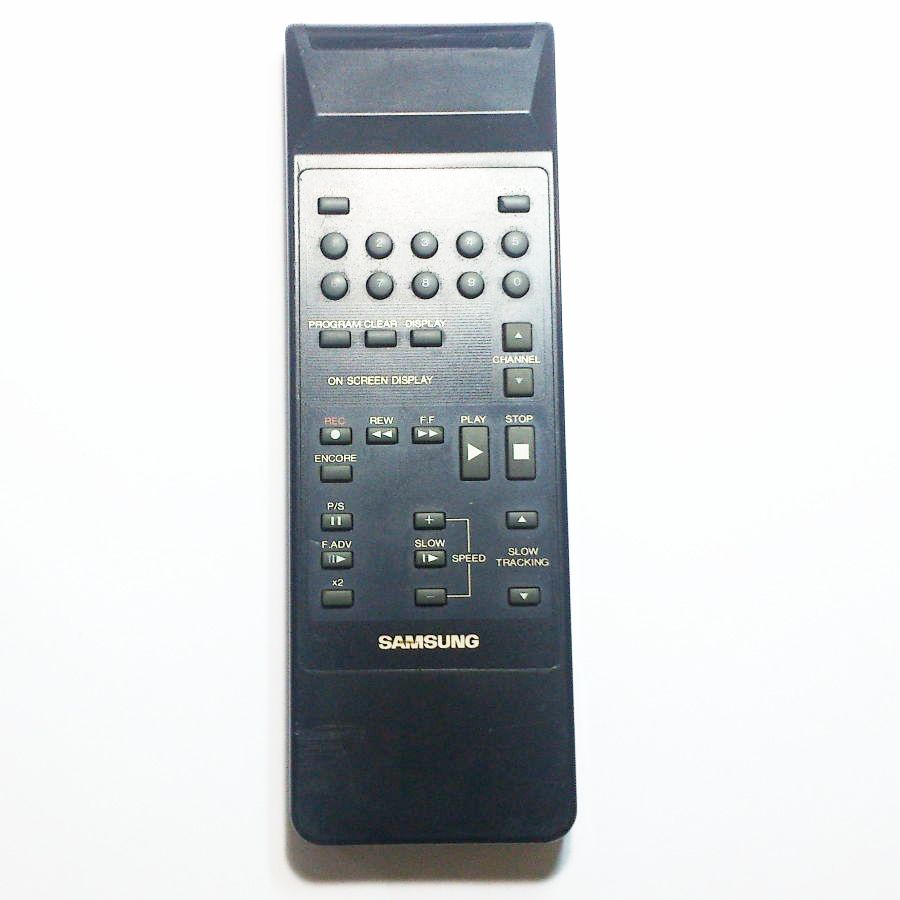 Controle Remoto original Vídeo Cassete Samsung antigo modelo 1260