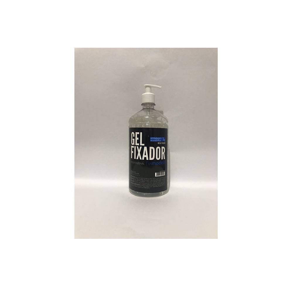 Gel Fixador Cabelo Mega Fixação profissional Incolor Fixmodell 1Kg em Oferta na Shopee